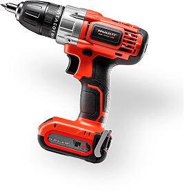 Power drill used by Priority Garage Doors technician for garage door repair and installation services