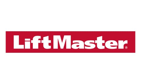 LiftMaster garage door opener logo used by Ontario garage door repair and installation company Priority Garage Doors