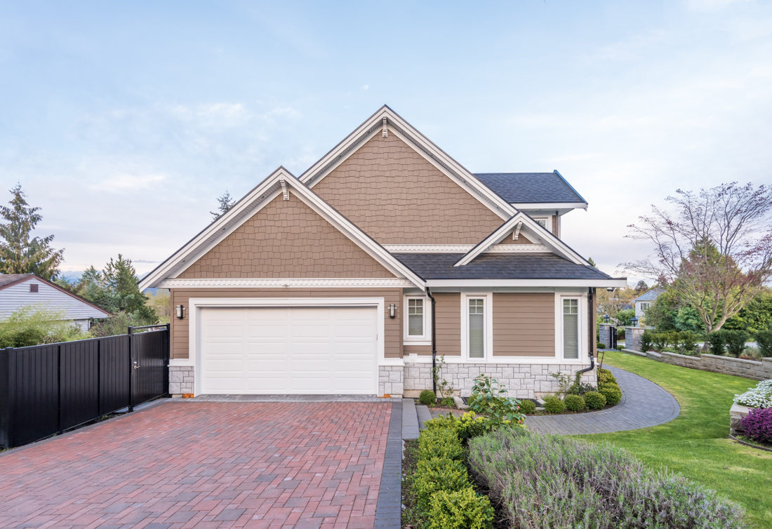 Modern residential garage with smart opener system Ottawa