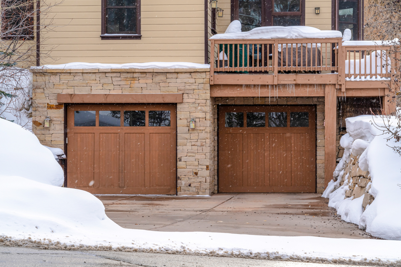 Modern residential garage with smart opener Hamilton
