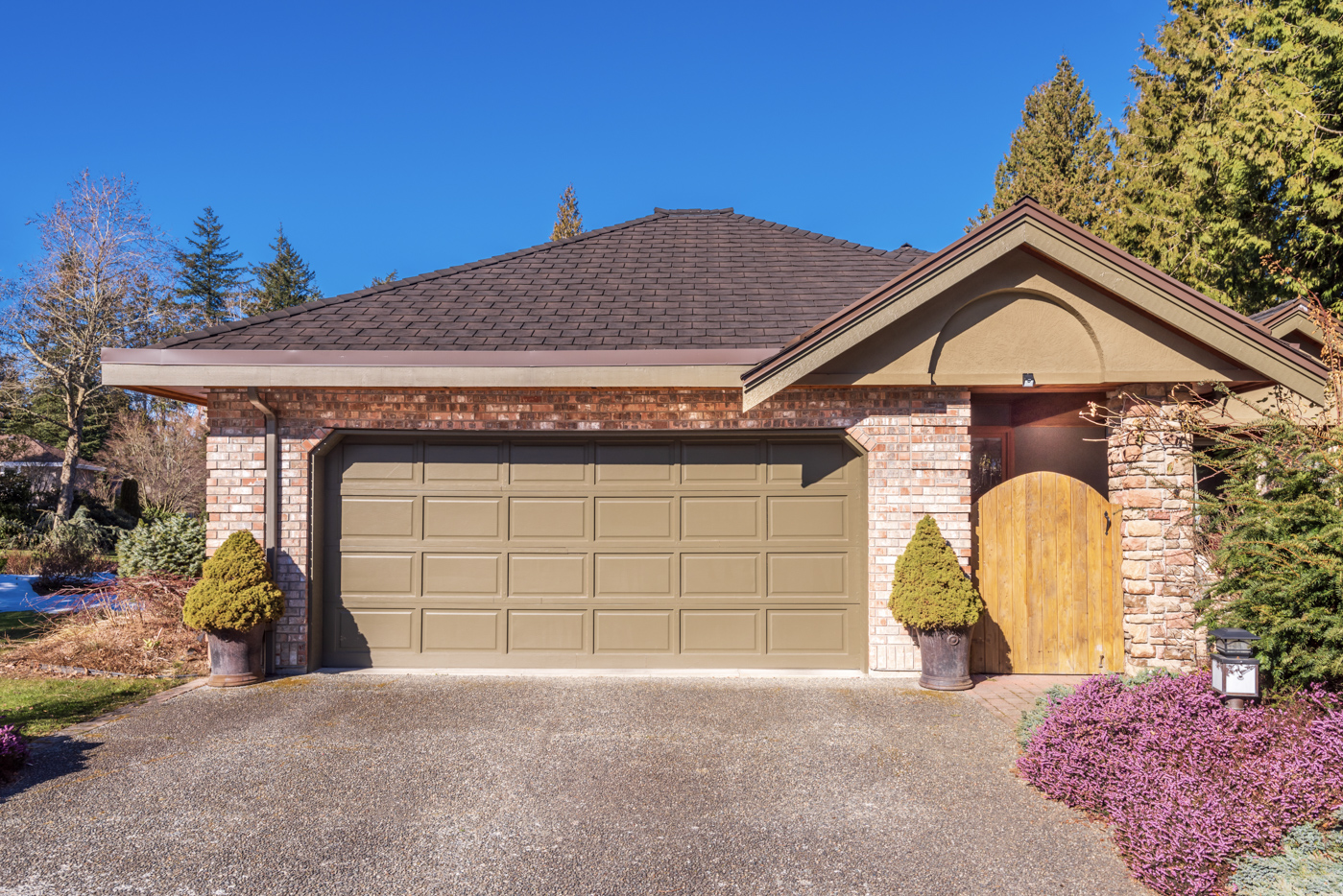 Modern Canadian home with double garage
