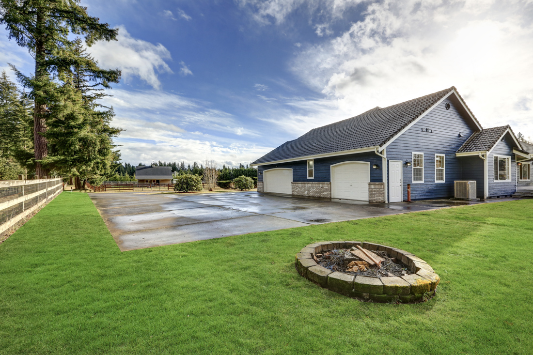 Modern Canadian home with double garage